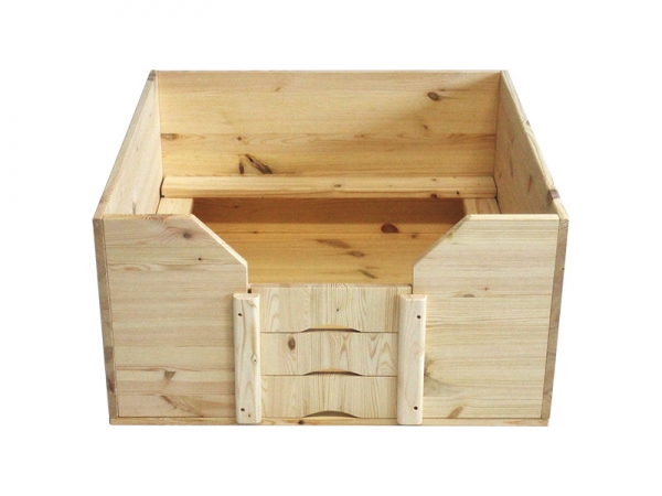 Easy-Hopper Wurfbox Standard 80x80cm mit Welpenschutz